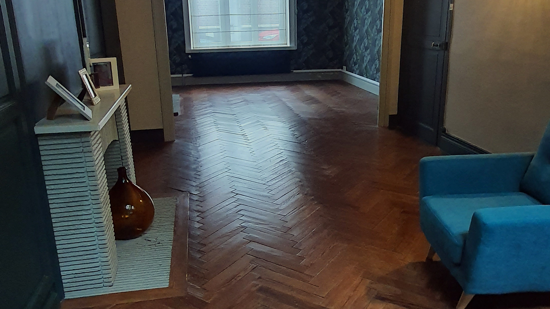 parquet bâton rompu à rénover