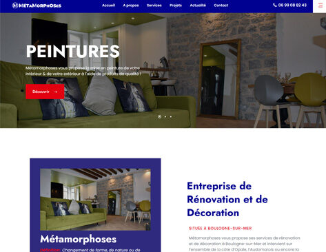 Site internet MétaMorphoses