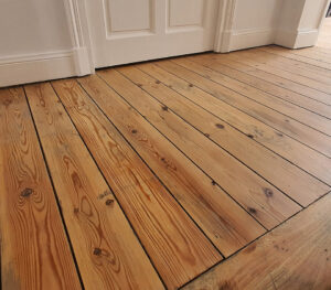 Parquet poncé et vitrifié mat soie
