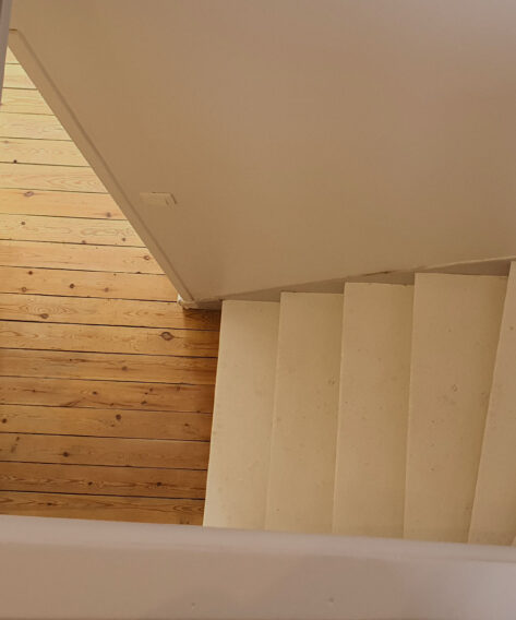 Parquet peinture bicolore parquet vitrifié