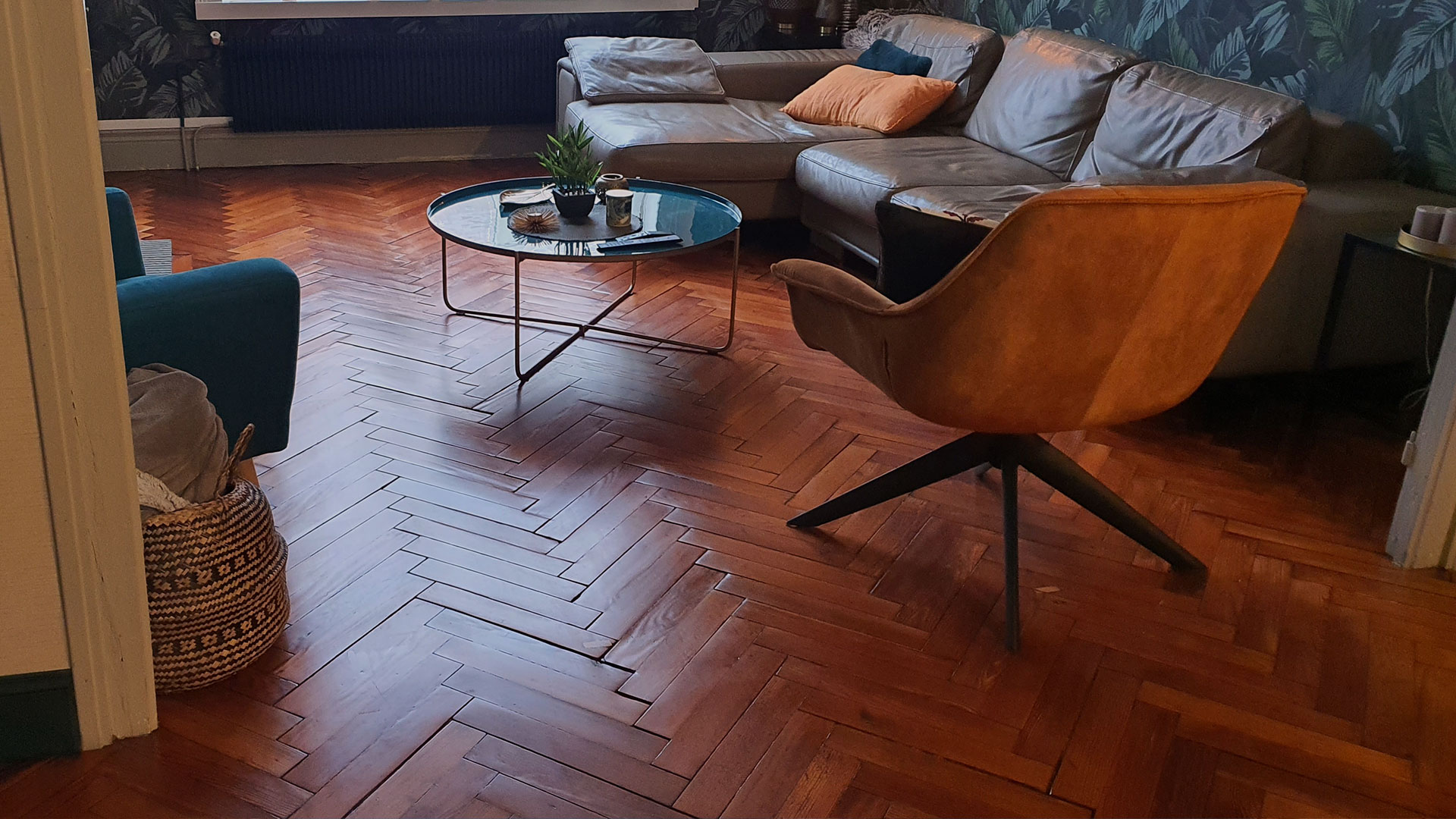 Parquet chevron vitrifié saint omer